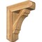 Ekena Millwork Olympic Craftsman Rough Sawn Bracket w/ Offset Brace, Western Red Cedar, 8"W x 26"D x 30"H BKT0806X26X30OLY04RWR - alternate 1